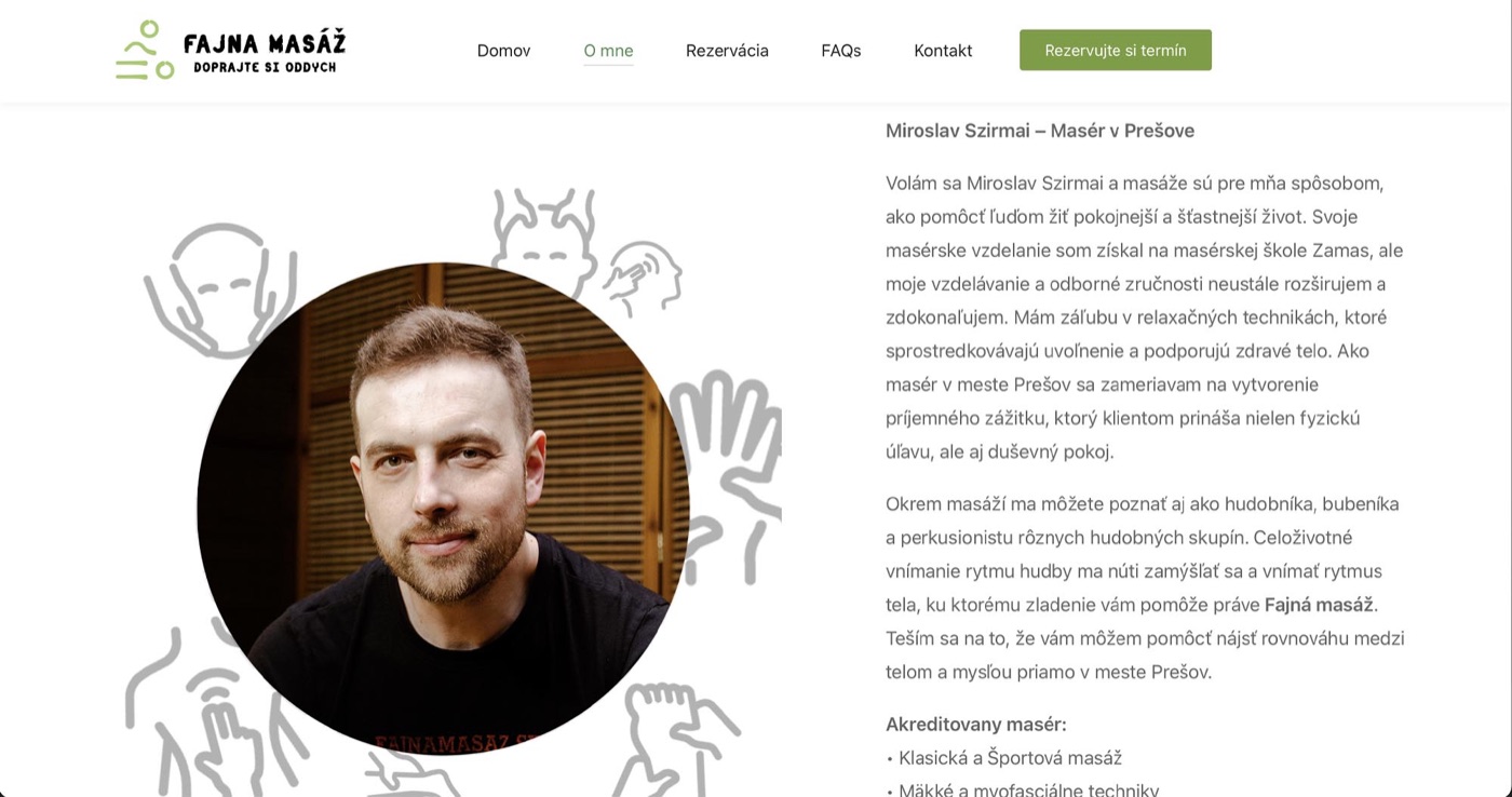Webová stránka — ukážka