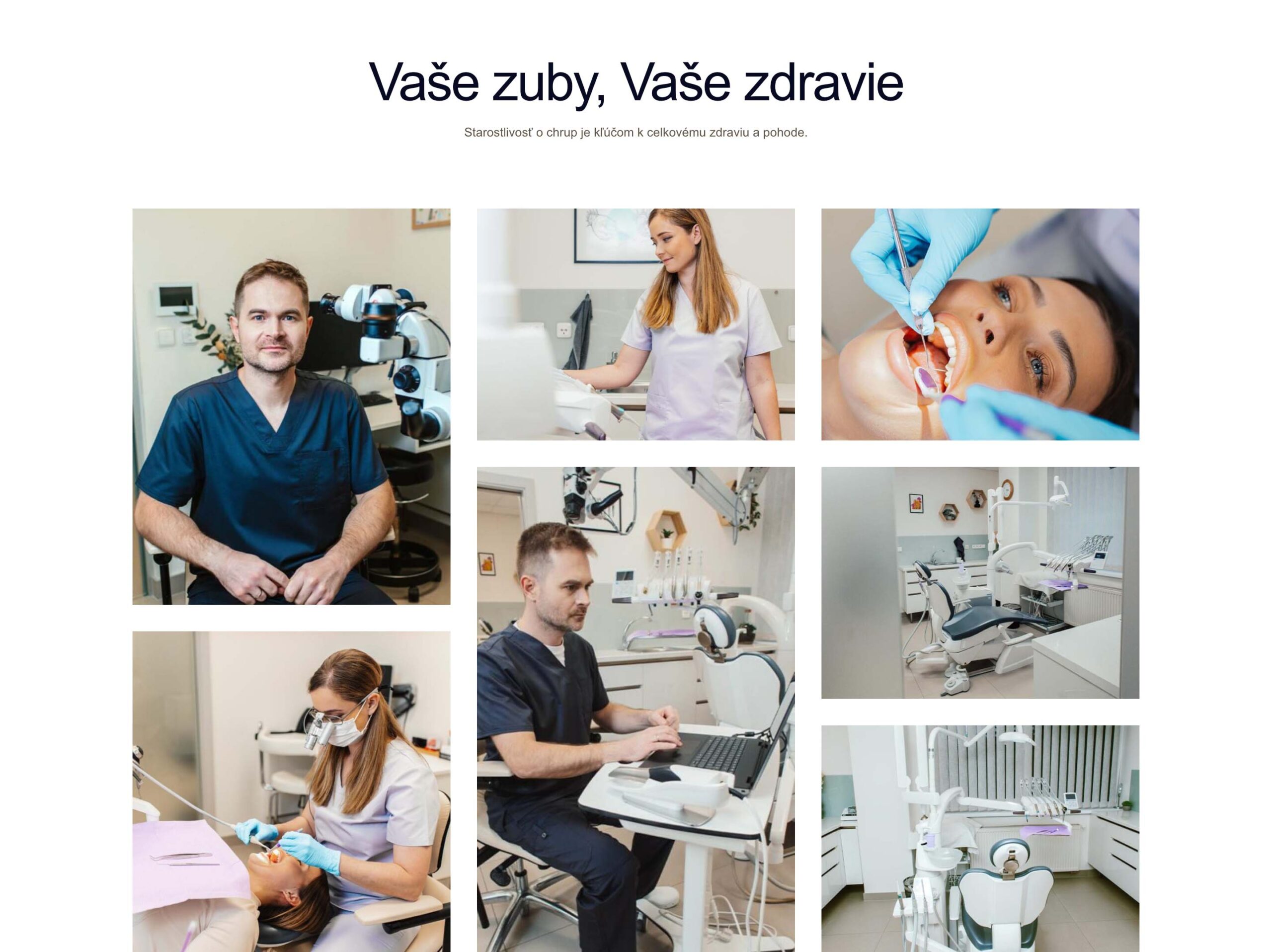 Tvorba webu - Stomatológia Mráz3