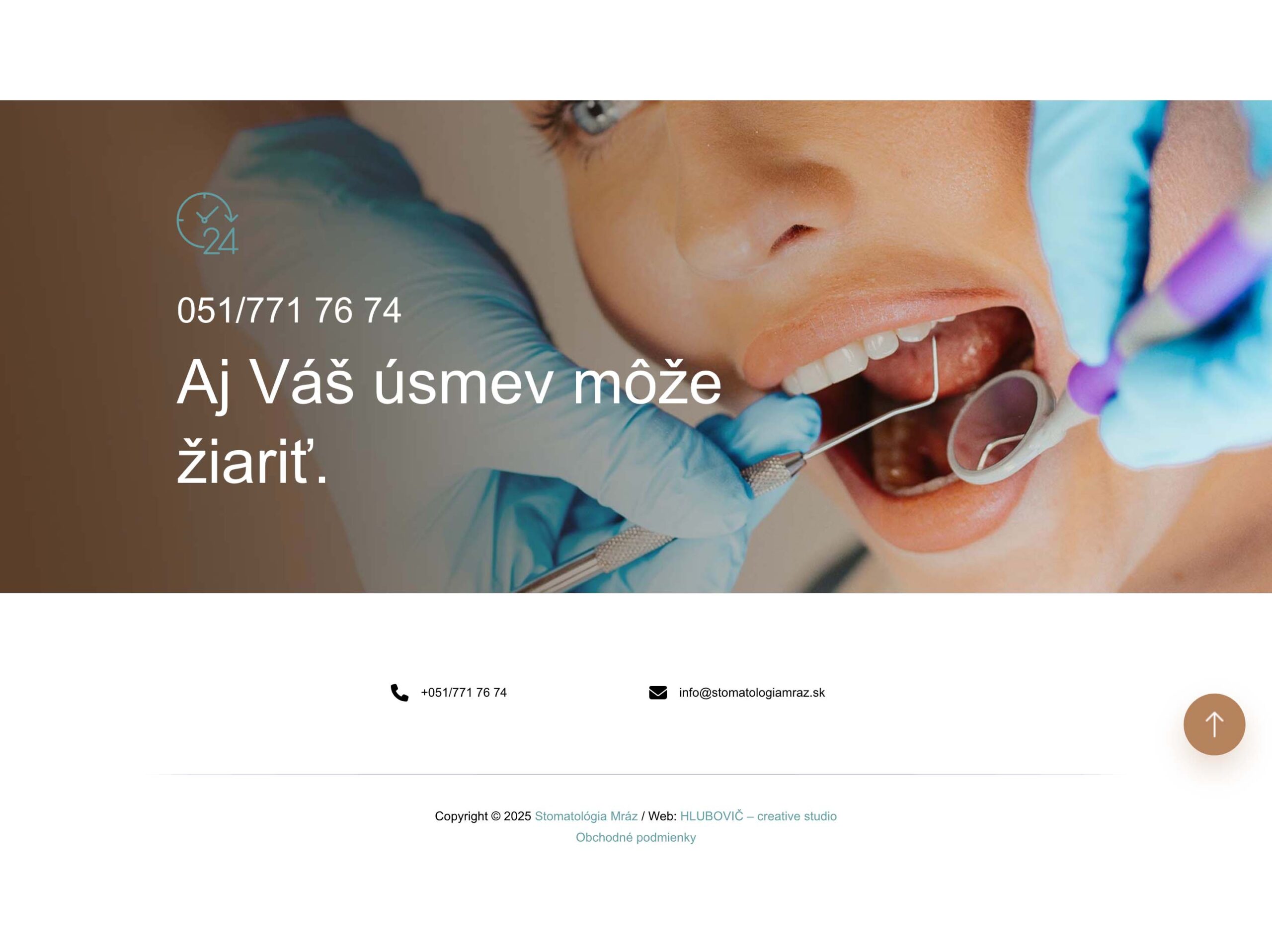 Tvorba webu - Stomatológia Mráz5